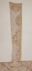 Antique French Lace Curtain Panel Hand Embroidered Cotton Net 1 Panel 15    X 87   