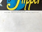 Dance To The Fabulous Flippers Original Concert Tour Poster  1969s Rhythm  blues