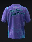 Custom Name Motiv - Max Thrill Hybrid Bowling Jersey Short   Long Sleeve Shirts
