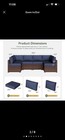 Blue 14-piece Patio Sofa Cushion Set