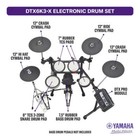 Yamaha Dtx6k3-x Electronic Drum Set