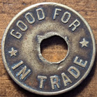 1910-1918 Colfax California Ca Petri   Lucchesi  saloon  Good For 5   Trade Token
