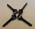 Violin Peg Set  4 Pegs  4 4 Size  Ebony  High Quality us Seller   
