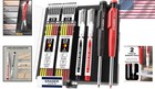 Mechanical Carpenter Pencils Set With 26 Marker Refillsdeep Hole Marker Const