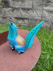 Signed Jacobo   Maria Angeles Oaxaca Alebrije Coyote Wolf Copal Wood Sculpture