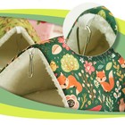 Comfortable Guinea Pig Nest Small Animal Sleeping Bed Hamster House Warm Mat