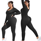 Women Sexy Bodycon Sleeveless Jumpsuit Tank Tops High Waist Pants Romper Clubwer