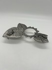 2001 Etain Zinn Seagull Pewter Votive Candle Holder Stand Frog Dragonfly Flower