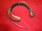 Us Military Leather Rifle Sling  W dark Metal Type Hardware