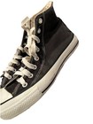 Vintage Converse Chuck Taylor Mens Shoes Size 8 Black High Top 70-80 Made In Usa