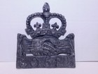 Antique Hand In Hand Fire   Life Insurance Society Lead Mark Plaque London