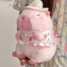21cm Capybara Plush Toy Soft Stuffed Animal Beach Style Cute Capibara Doll Gift