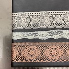 Vintage Lace Trim Lot 14 Yards Total Floral Styles In Ecru Peach   Yellow