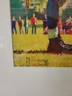 Vintage Norman Rockwell Football Framed Sports Art   coin Toss 