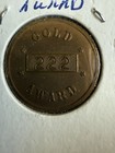 Vintage 1930s Daval Gold Award Slot Machine Trade Stimulator Token Stamped 222