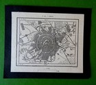   Usa     Plan Of The City Of Moscou   Russia   Year   1880  