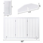 36 h Pet Dog Gates Foldable Pet Fence Expandable Dog Barrier For Doorway 3 Panel