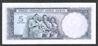 1965  Turkey 5 Lira   P-174   Scarce   Fresh Gem Crisp Uncirculated Note