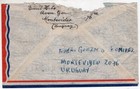 Uruguay  1941  Air Mail Cover To Palestine  jerusalem 