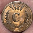 Civil War Token Union 1863 Orange St  Providence Ri Incredible Color And Luster