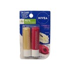 2    Nivea Cherry   Cream Lip Care     Tinted Lip Balm 2 Pk  Tinted Sealed  c-53 