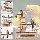 Bird Playground  Parrots Wooden Playstand  Birdcage Playground Play Gym Parakeet