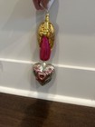 Radko 12    Pink Angel Heart Drop Christmas Ornament Valentines Easter Spring