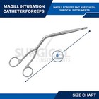 Magill Forceps Emt Anesthesia Surgical Instruments 8  German Grade