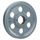 Cast Iron 6  Single Groove Pulley Belt A Section 4l With 1-3 8  Sheave Bushing