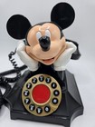 Vtg Mickey Mouse Touch Tone Desk Telephone Push Button By Telemania Segan Phone
