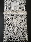 Antique  Linens- Circa 1900   s  95  Table Runner W urns And Florals