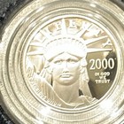 2000   w   American Eagle 1 10 Oz Proof Platinum Bullion  10 Coin Ogp   Coa
