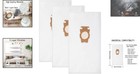 Durable 3-pack Kirby Vacuum Bags - Compatible With G3  G4  G5    Sentria Models