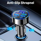 6 Usb Port Super Fast Car Charger Adapter For Iphone Samsung Android Cell Phone