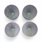 Thermo Scientific 95mm Diam Tx-750 Rotor Grey Conical Bottle Adapters - Lot Of 4