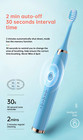 2-pack Electric Toothbrush Sonic Toothbrush Usb Rechargeable 6 Heads 5 Modes
