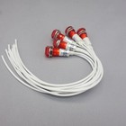 5 Pcs 120v Ac 10mm Red Panel Mounting Neon Indication Signal Pilot Light