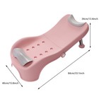 Foldable Baby Shampoo Chair Adjustable Toddler Hair Washing Seat For 0-5 years