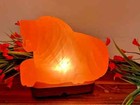 Himalayan Pink Salt Lion Shape Lamp  Dimmer Switch Ionizer Lamp  8 Inch