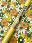 Vintage Rubbermaid Retro Shelf Drawer Liner 22    Wide 5 Feet Roll Yellow Nos