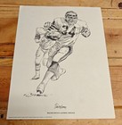 1981 Nfl Football Shell Oil Company Chicago Bears 5 Prints Walter Payton
