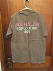 Van Halen World Tour 1979 Graphic T-shirt Brown Size L Music Rock   Pop