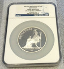 2013 Great Britain Silver 5 Oz  Britania Ngc Pr69 Dcam  jr 50 