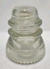 Vintage Hemingray 42   38 Clear Glass Insulator   Made In Usa   Paper Weight 