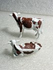 Schleich Brown And White Cattle Cow 7 Cm And Calf