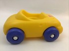 Step 2 Large Chunky Yellow Car And Chunky Figure Lot Of 2 Pieces Vintage