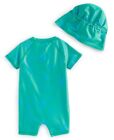 First Impressions 12 Months Baby Boys Swimsuit Rash Guard Hat 2 Pc Set Fish