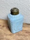 Antique Baby Blue Russian Opaline Tea Caddy 19c  Collectors Piece