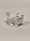 Vintage Ceramic White Cat Kitty Miniture Figurine