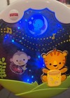 Fisher Price Shooting Stars Glow Soother 2014 Music Lights Rainfall Crib Works 